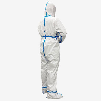 Hospital Non Irritating ISO9001 Surgical Disposable Coverall