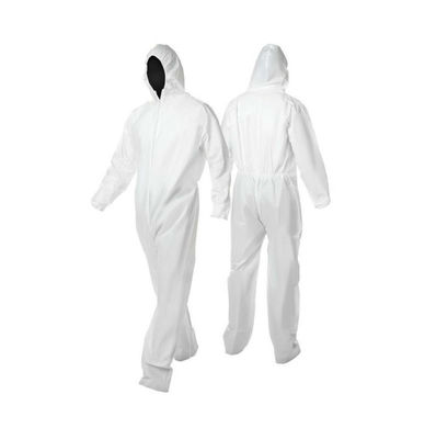PP Non Woven ISO13485 Disposable Hooded Coveralls