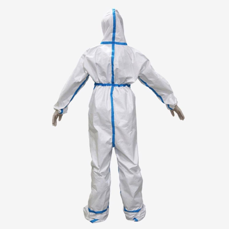 Hospital Non Irritating ISO9001 Surgical Disposable Coverall