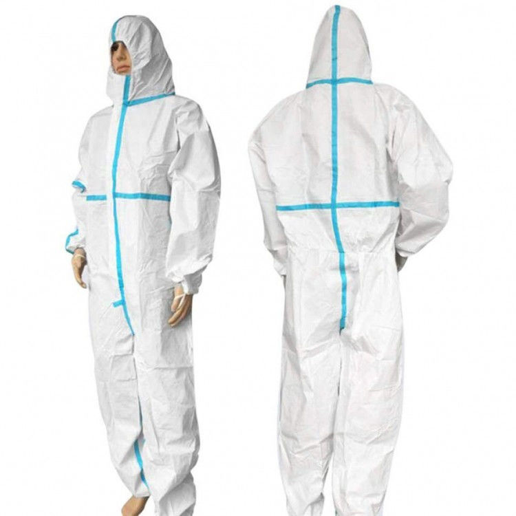 Chemical Resistant 3XL 65gsm Breathable Disposable Coveralls